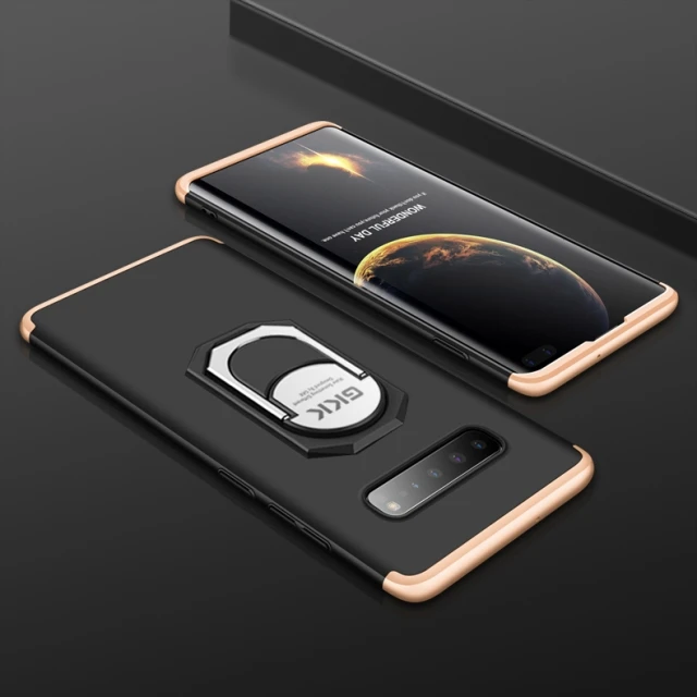gold black Для samsung Galaxy J6 Plus чехол J4 Prime чехол роскошное кольцо магнетизм оболочка для samsung J8 J2 Pro J7 J5 J3 MAX DUO чехол - Цвет: gold black