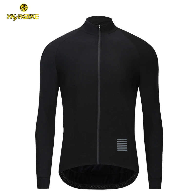 YKYWBIKE Men Long Sleeve Cycling Jersey Pro Road Bike MTB Jersey
