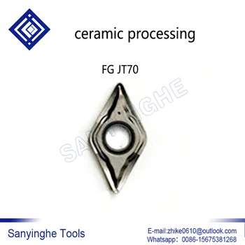 

free shipping sanyinghe 10pcs/lots DCMT070204-FG JT70 cnc carbide turning inserts cnc blade lathe turning tools for ceramic