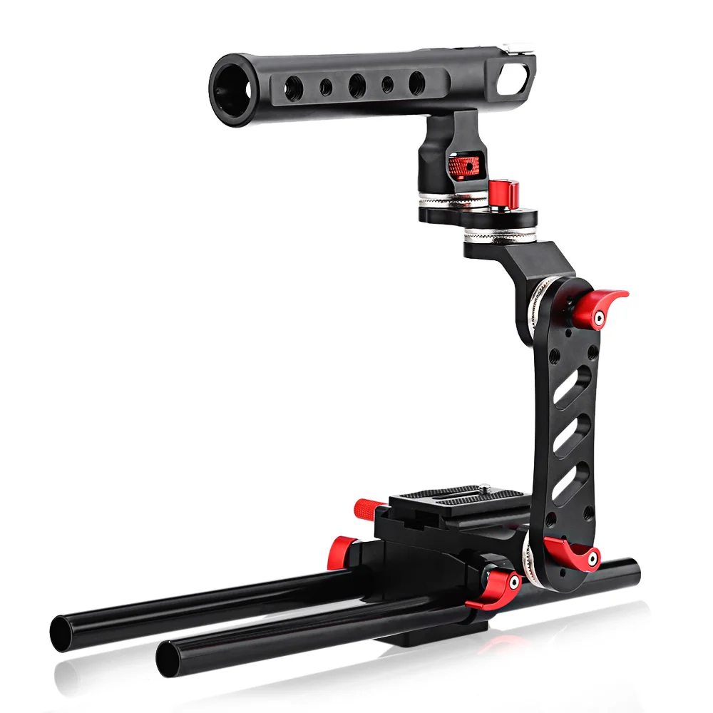 WEIHE WH350 Motorized Follow Focus Zoom Control Video Shoulder Rig For Canon Sony DSLR Camera