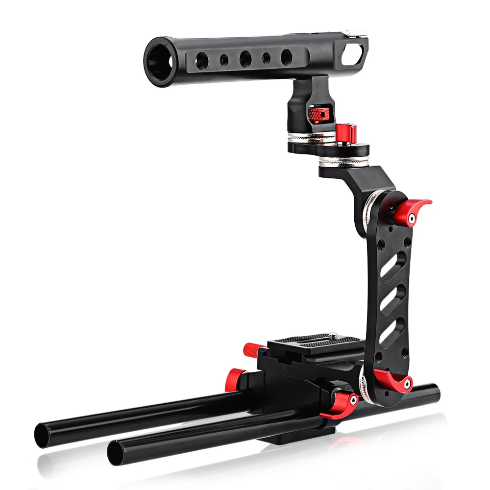 WEIHE WH350 Motorized Follow Focus Zoom Control Video Shoulder Rig For