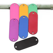 2000 шт./партия алюминиевые бирки для домашних животных, персонализированные для собак, кошек, домашних животных, щенков, котят, ошейник, бирка