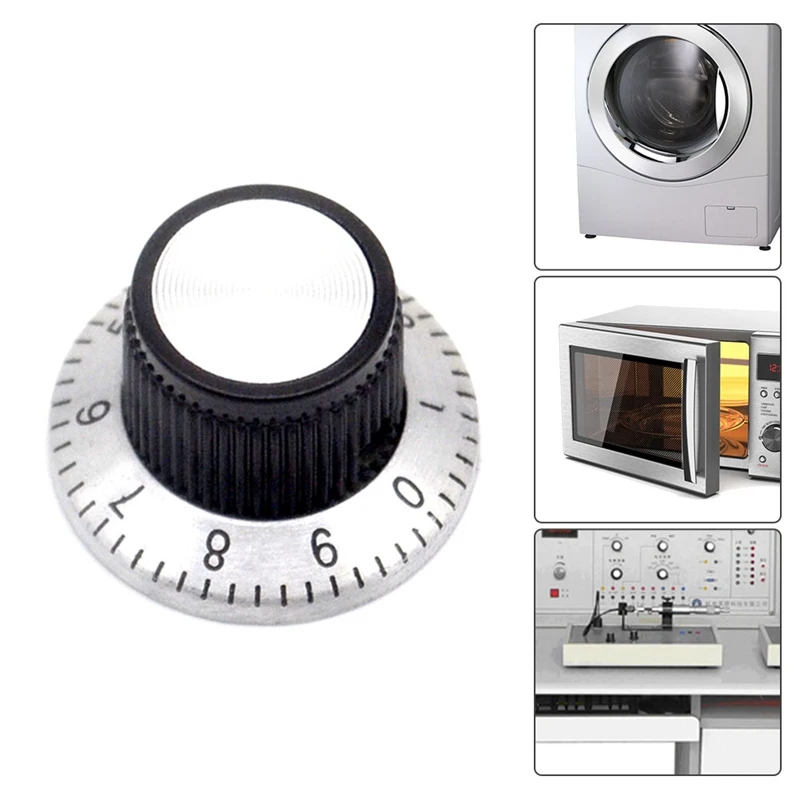 

1pcs Potentiometer Knob C3 / Band Dial Knob 6mm Bore 24*14mm High Quality Potentiometer Knob With Digital Dial C3