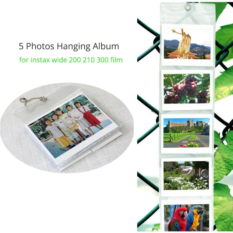 5-Photos-Hanging-Wall-Album-for-Fujifilm-Instax-Wide-200-210-300-Films
