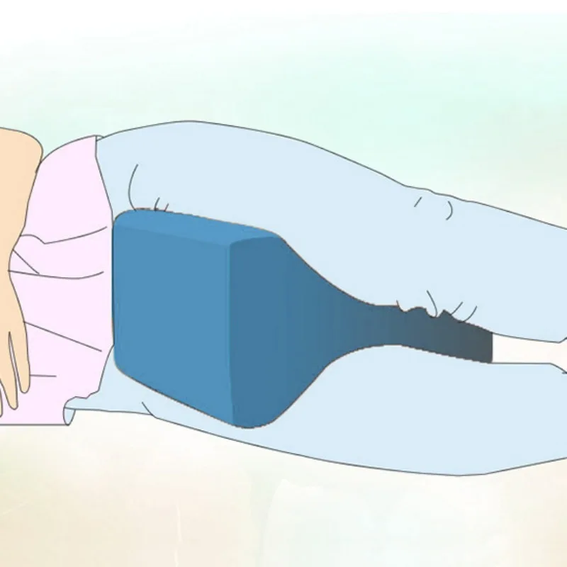 Memory Foam подушка для ног на коленях для боковых или задних слиперов для облегчения беременности Sciatic/Back/Hip боли со съемными и моющимися