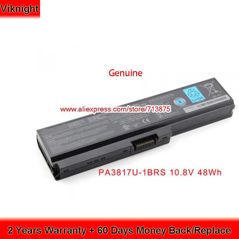 Оригинальный телефон аккумулятор для ноутбука Toshiba Satellite P755 PA3817U-1BRS A660 A665 C650 L650 L655