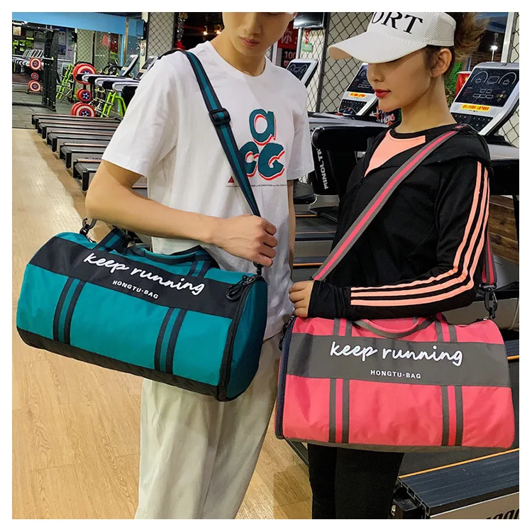 Модные 2019 водонепроницаемые нейлоновые дорожные сумки, спортивная сумка с разделителем для сухого и влажного багажа, сумка для обуви