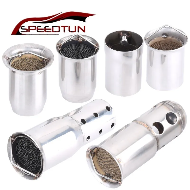 SPEEDWOW 51/60mm Motorcycle Exhaust Muffler DB Killer Silencer Defender Pipe Baffte For Honda Suzuki BMW | Автомобили и мотоциклы