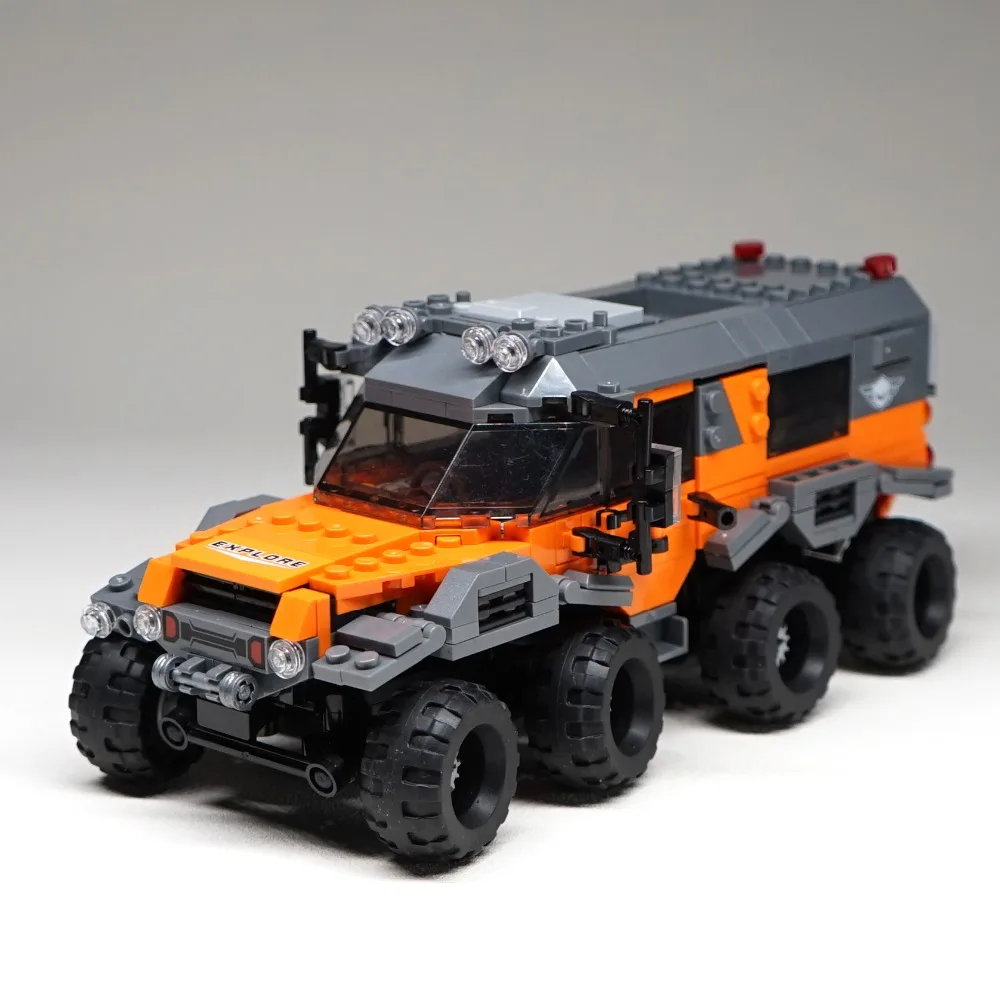 

529pcs 8x8 ATV Technic Car Model Building Blocks Bricks Toys 23006 Hatchback 23012 Arakawa Compatible with legoINGly