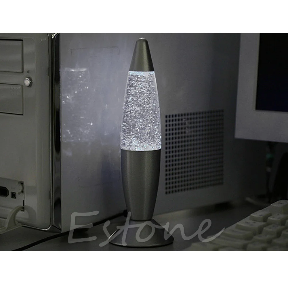 USB многоцветная меняющая лава лампа светодиодный Блеск Ночная Атмосфера свет вечерние украшения W315