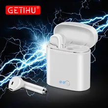 I7 i7s TWS мини беспроводные наушники Bluetooth вкладыши зарядная коробка наушники гарнитура стерео для iPhone samsung Xiaomi телефон