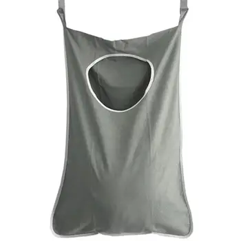 

Hanging Laundry Hamper Bag Over the Door Large Capacity Dirty Clothes Storage Bag Portable Durable Oxford Cloth Recycle Bag #4O