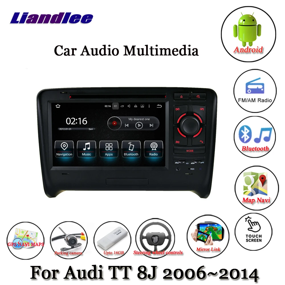 Автомобильная стереосистема радио Android Системы для Audi TT 8J 2006-2010 2011 2012 2013 CD-плеер dvd-плеер gps навигации HD Экран мультимедиа