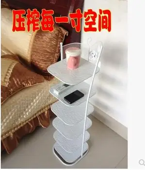 

European creative bookcase bedroom shelf toilet corner sitting room fell formation shelf in the bathroom