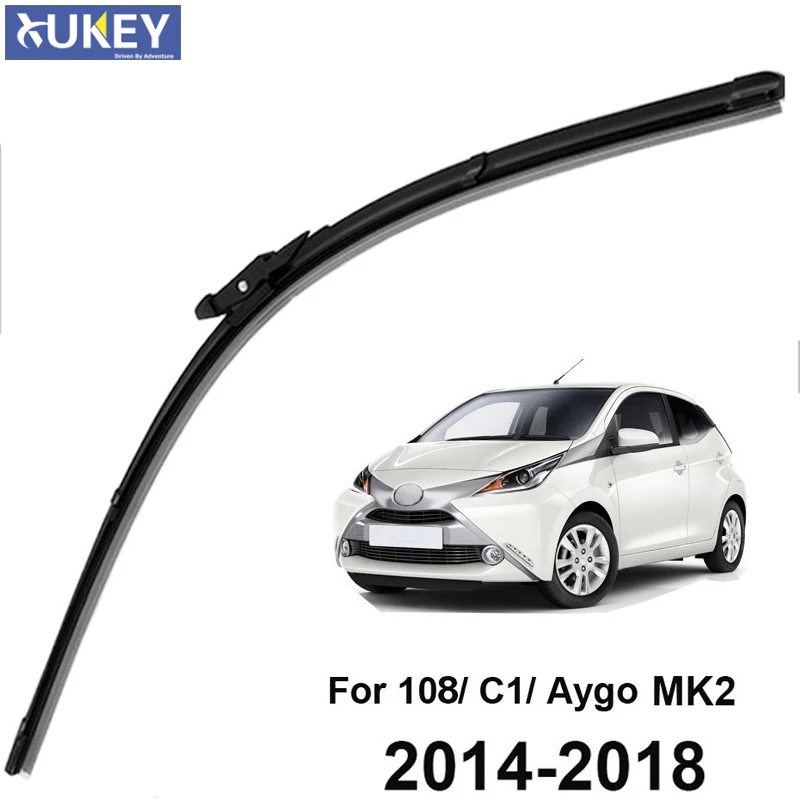 XUKEY Front Wiper Blade Fit For Toyota Aygo MK2 Peugeot 108 Citroen C1