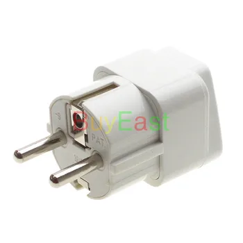 

10 X Schuko Germany France Korea Travel Adapter AC Power Plug Universal Outlet Convert UK/US/AU/EU......World Plug White Color
