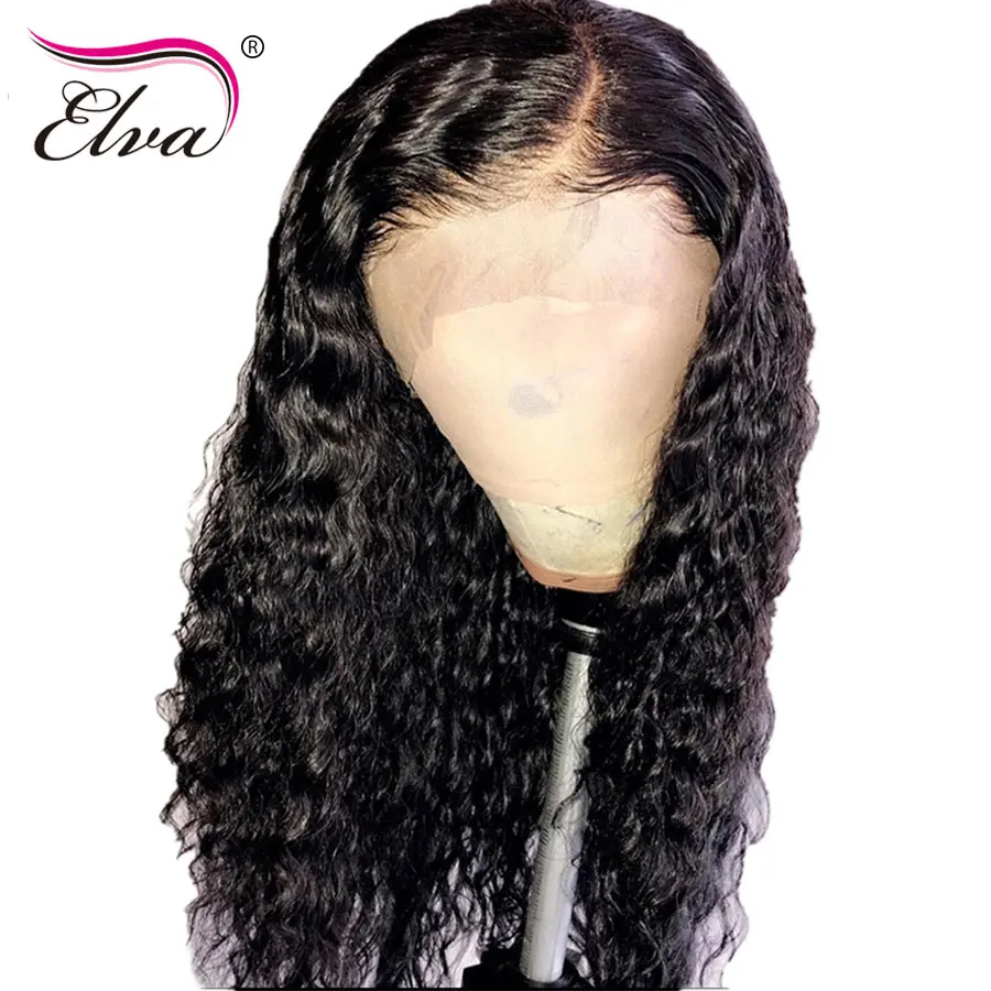 

Elva Hair Full Lace Human Hair Wigs Brazilian Curly Full Lace Wigs Pre Plucked Hairline With Baby Hair Bleached Knots Remy Hair