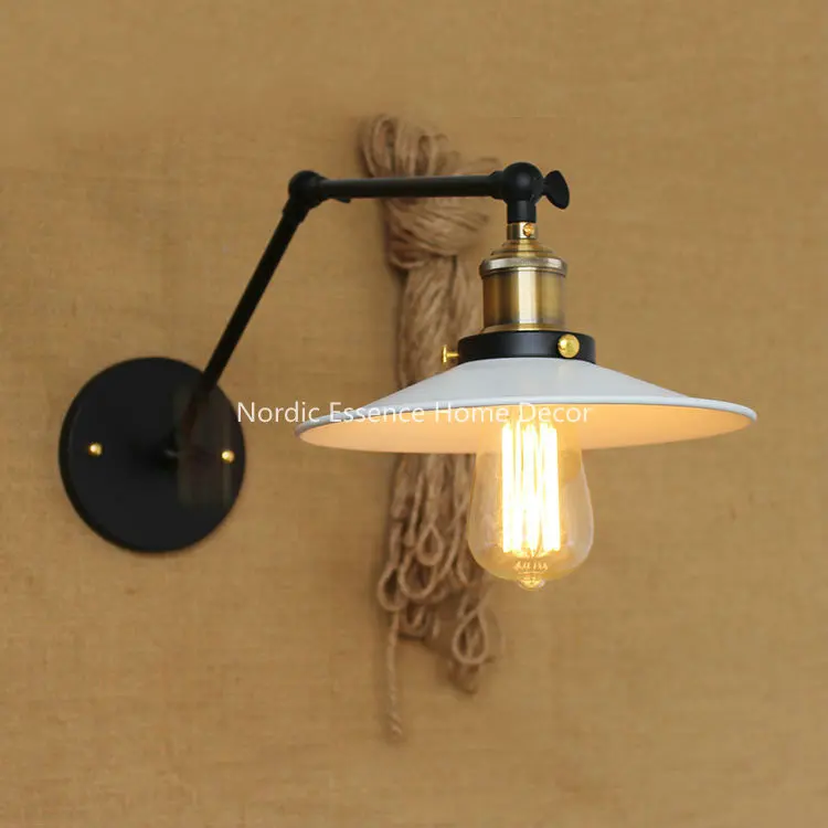 

American country style Nordic retro style wall light industrial LOFT double scalable lamp,Hotel restaurant bar decoration light