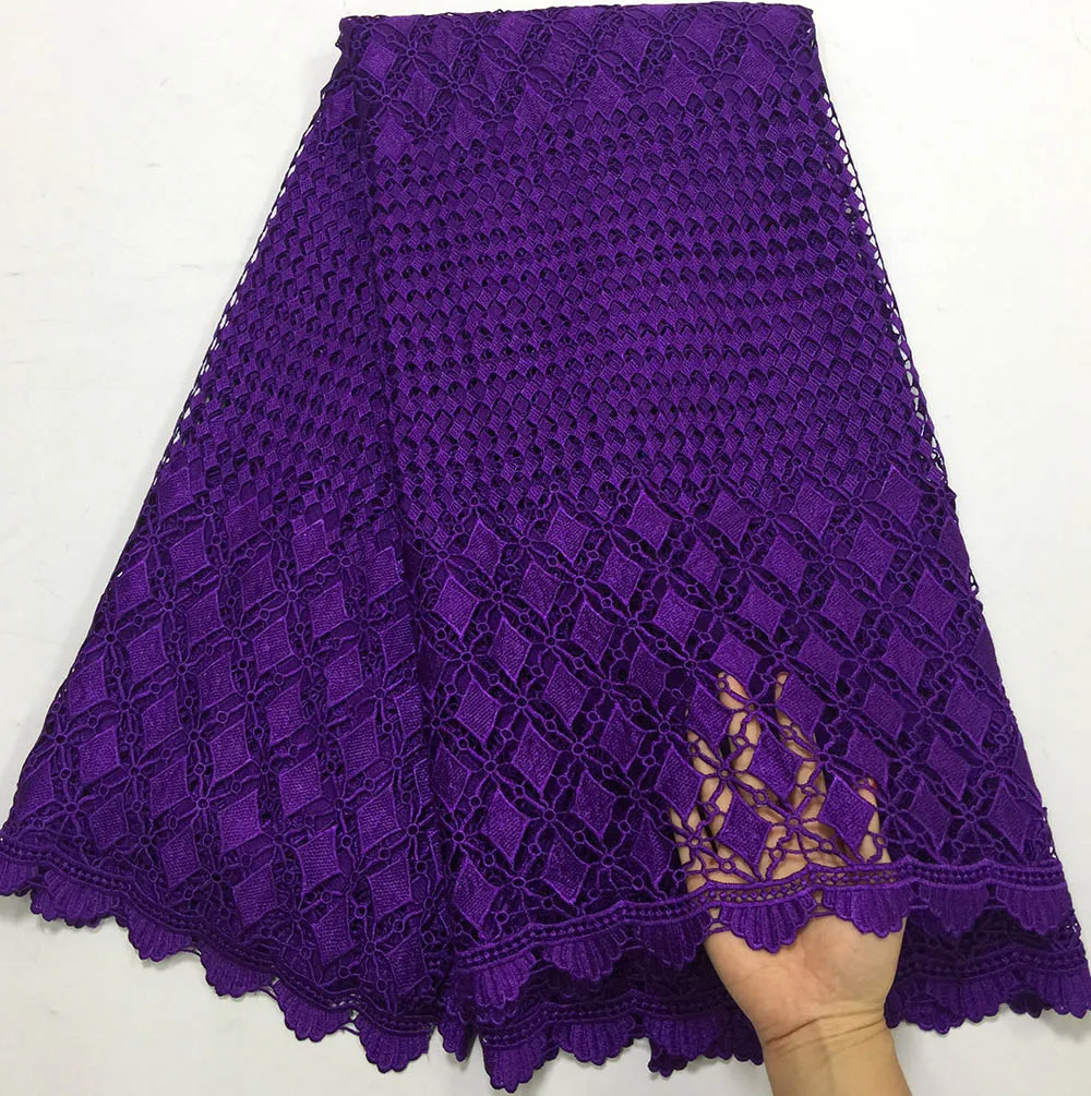 

African Lace Fabric High Quality French Lace Fabric 2019 Nigerian Laces Guipure Embroidery Fabric For Wedding /Party Dress