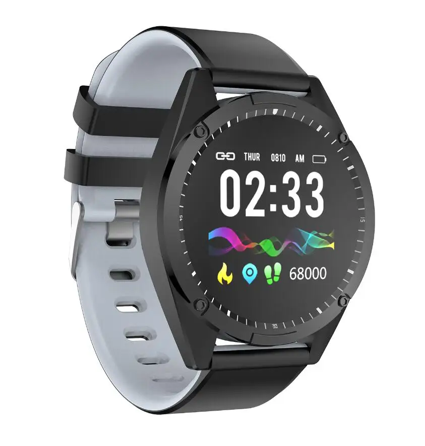 G50 Смарт-часы мужские водонепроницаемые пульсометр кровяное давление кислородный монитор спортивный фитнес-трекер Smartwatch для Android IOS - Цвет: Серый