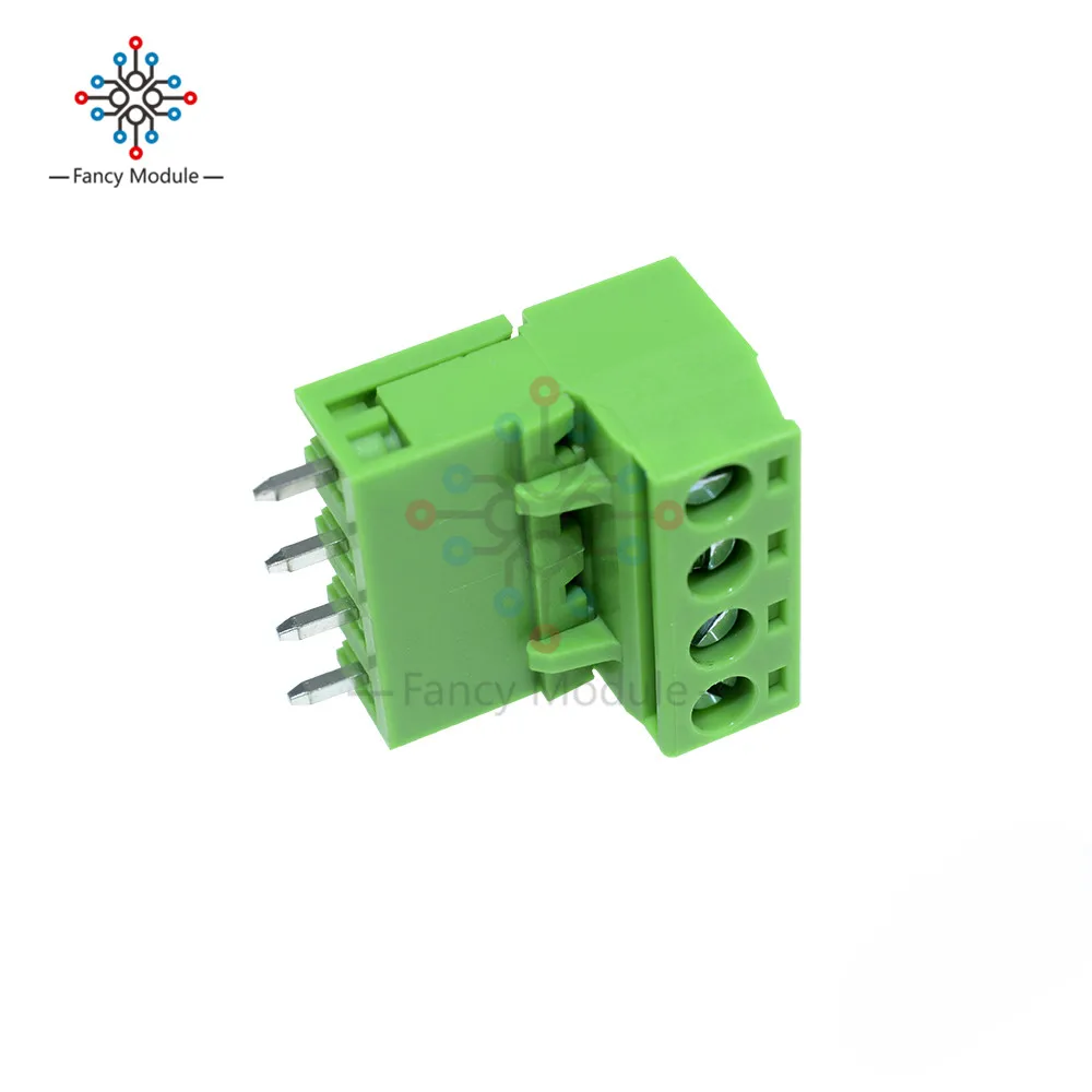 5PCS KF2EDGK KF-4P 4PIN Right Angle Plug-in Terminal Connector 5.08mm Pitch