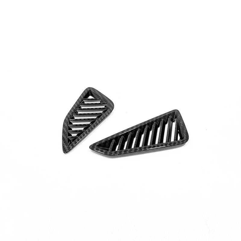 ABS-Matte-Carbon-fibre-For-Toyota-corolla-2019-2020-car-accessories-Car-front-Small-air-outlet