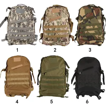 

Big capacity Tactical Backpack 40 * 25 cm Hiking Bag Rucksack Outdoor Double Sack Trekking Bag 6 Colors