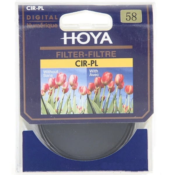 

2 in 1 58mm HOYA CPL CIR-PL Slim Circular Polarizer Filter Digital Lens Protector +UV(C) Camera Filter As Kenko B+W