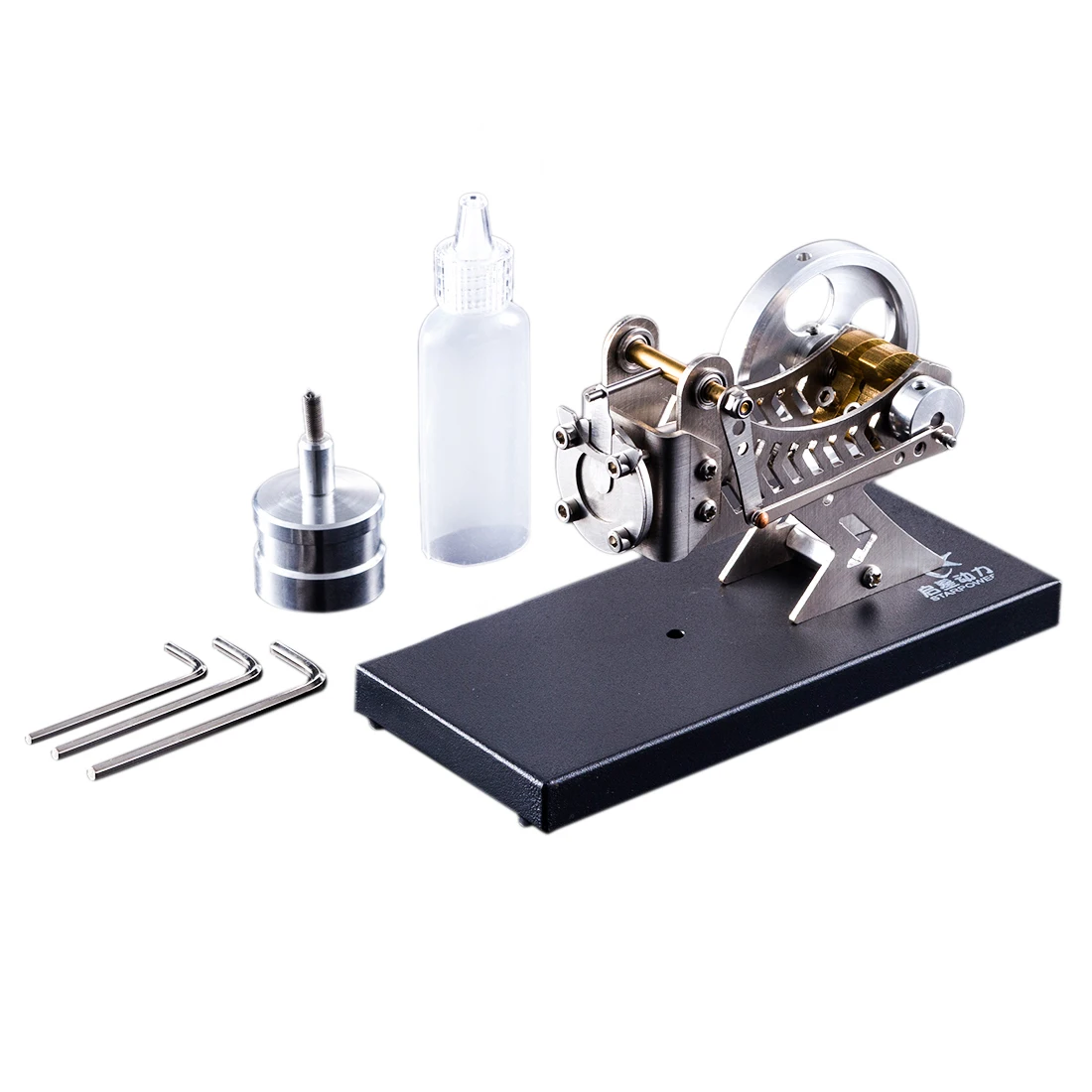 

Children Educational Toys Durable All-metal Vacuum Stirling Engine DIY Hot Gas Turbine Stem Steam Model Set for Kid Gift