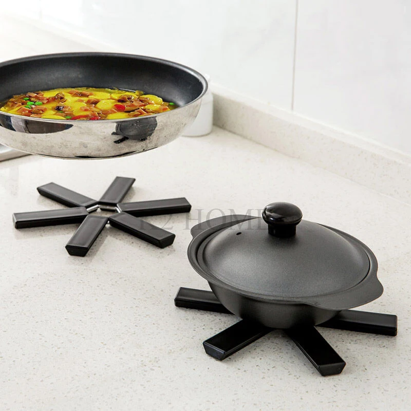 Kitchen Foding Hot Pad Trivet Coaster Heat Resistant Pads Trivets Pot