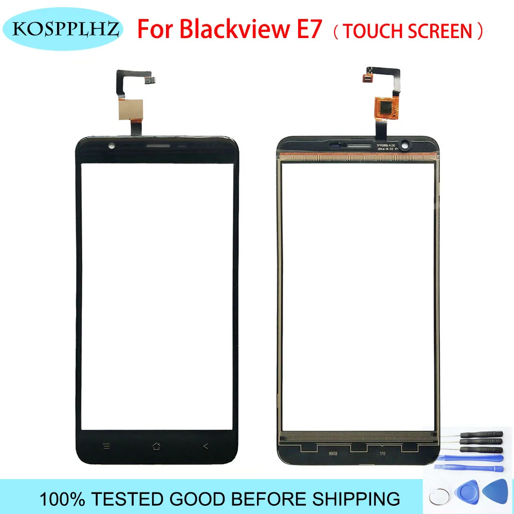 Black 5.5 Inch outer Touch Panel Sensor For Blackview E7 E7s E 7 Screen Front Glass Digitizer +TOOLS | Мобильные телефоны и