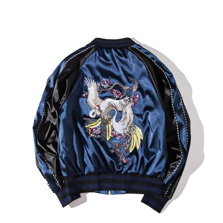 2018 Autumn Winter Harajuku Embroidery Bomber Jacket Men patchwork Jacket Streetwear Hip Hop Baseball Jacket Windbreaker Jacket