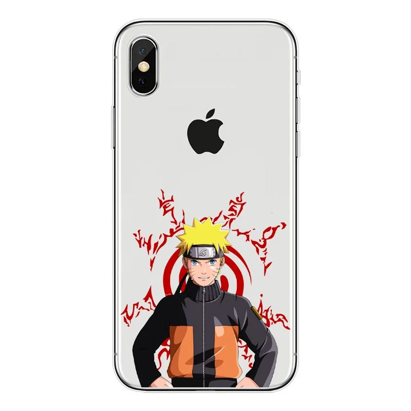 Чехол для телефона Naruto Kakashi Uzumaki Sasuke мягкий силиконовый чехол из ТПУ iPhone Apple 5 5S SE 6 XR