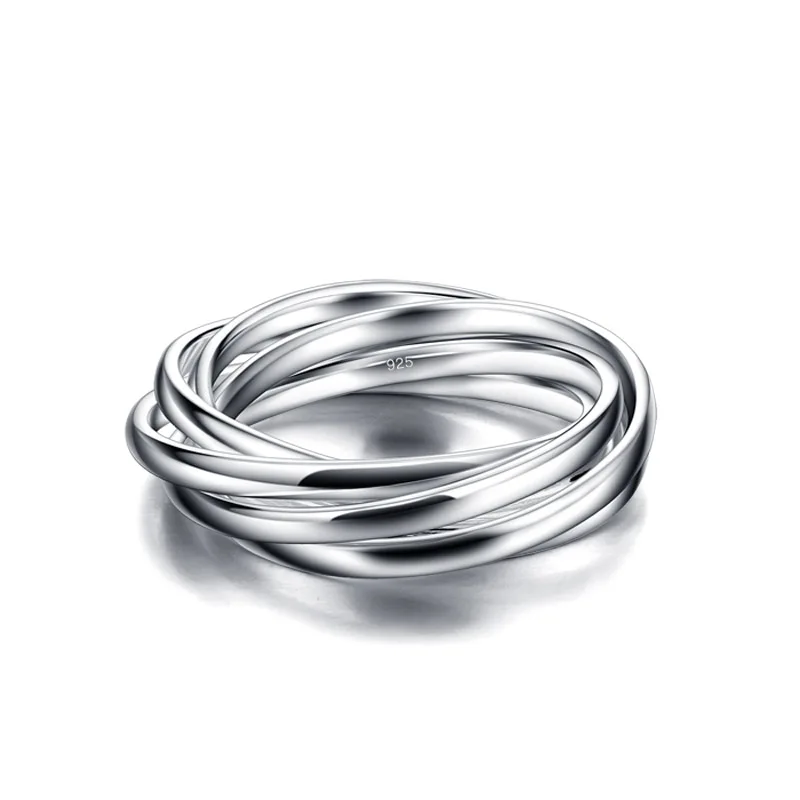 

Fashion 5 ring combination sterling silver ring. Simple Facial Solid 925 Silver Ring Woman. Charm lady silver jewelry wholesale