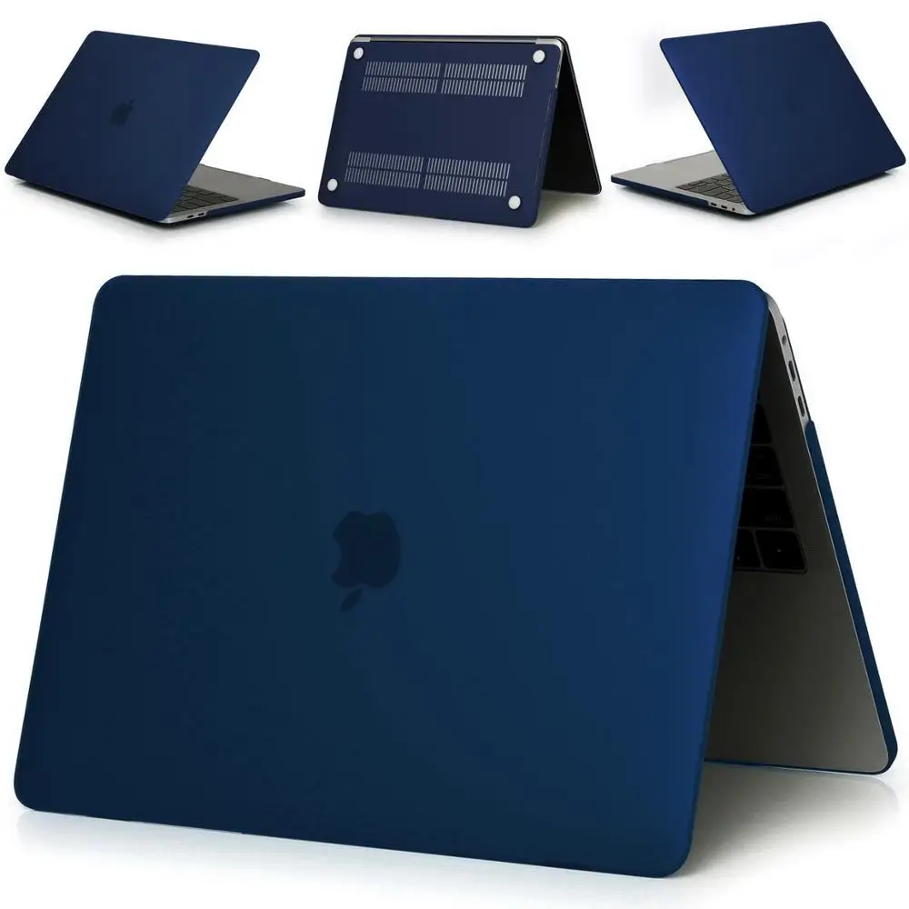 Фламинго чехол для MacBook Air 11 13 дюймов A1466 A1932 Pro 12 13 15 retina A1502 A1706 A1708 A1989 A2159 - Цвет: Matte  mu dan blue