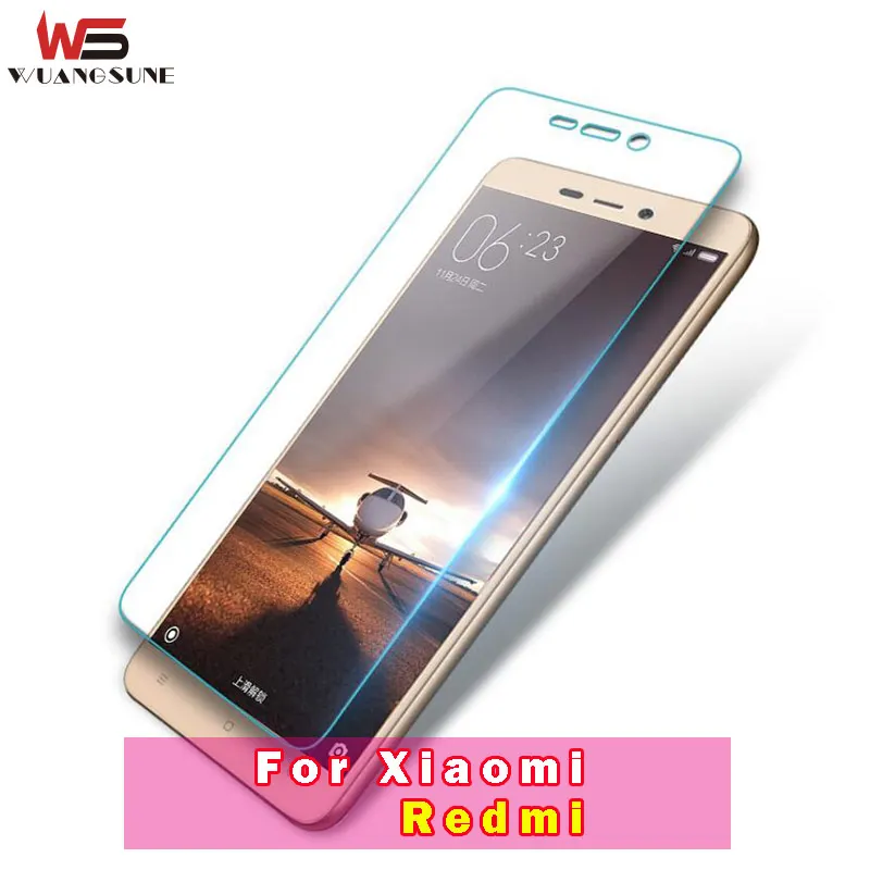 

2.5D 0.3mm 9H Premium Tempered Glass for Xiaomi Redmi 4A 5A 6 Redmi Note2 3 4 6 Por Mi4C Mi4S Mi5 a1 Phone Screen Protector Film