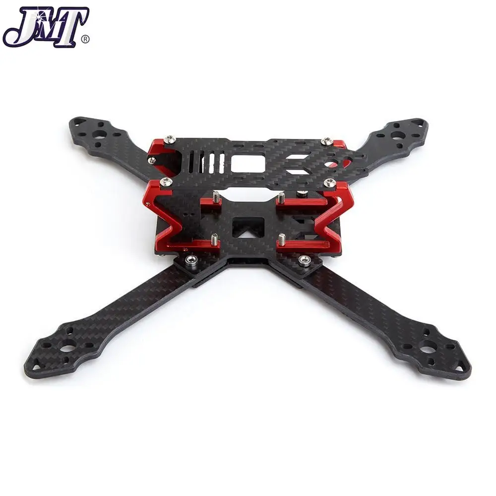 

JMT S210 210mm Wheelbase 3K Carbon Fiber Frame Kit 4mm Thickness Arm True X Structure Mini for DIY RC Quadcopter Drone FPV Motor