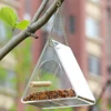 Bird Feeder Plastic Hanging Bird Food Container Transparent Outdoor Parrot Feeder Waterproof Bird Feeder Pet Supplies