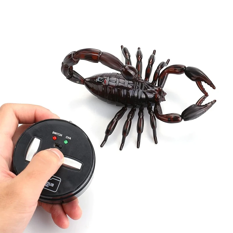 Opaque mosaic alley Remote Control Scorpion Infrared Radio Control Kids Toy Rc Scorpion  Realistic Simulation Joke Scary Trick Toys Kids - Rc Animals - AliExpress