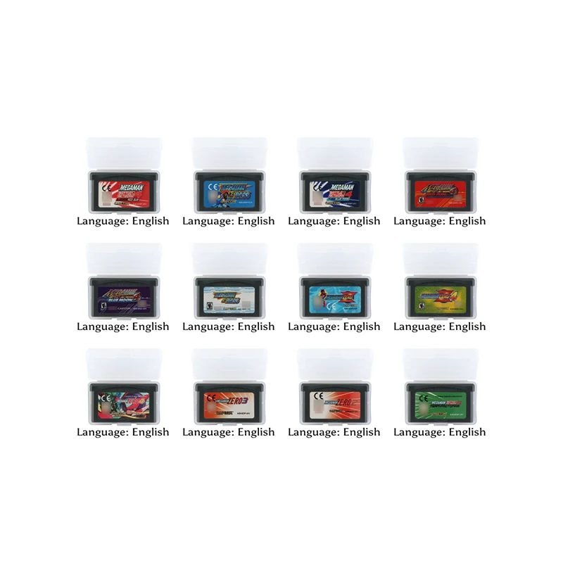 

32 Bit Video Game Cartridge Console Card Megaa Man Series US/EU Version