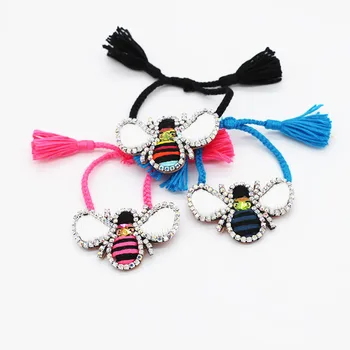 

New fashion simple wind bracelet handmade rhinestone hand stitching personality insects wild bracelet 977