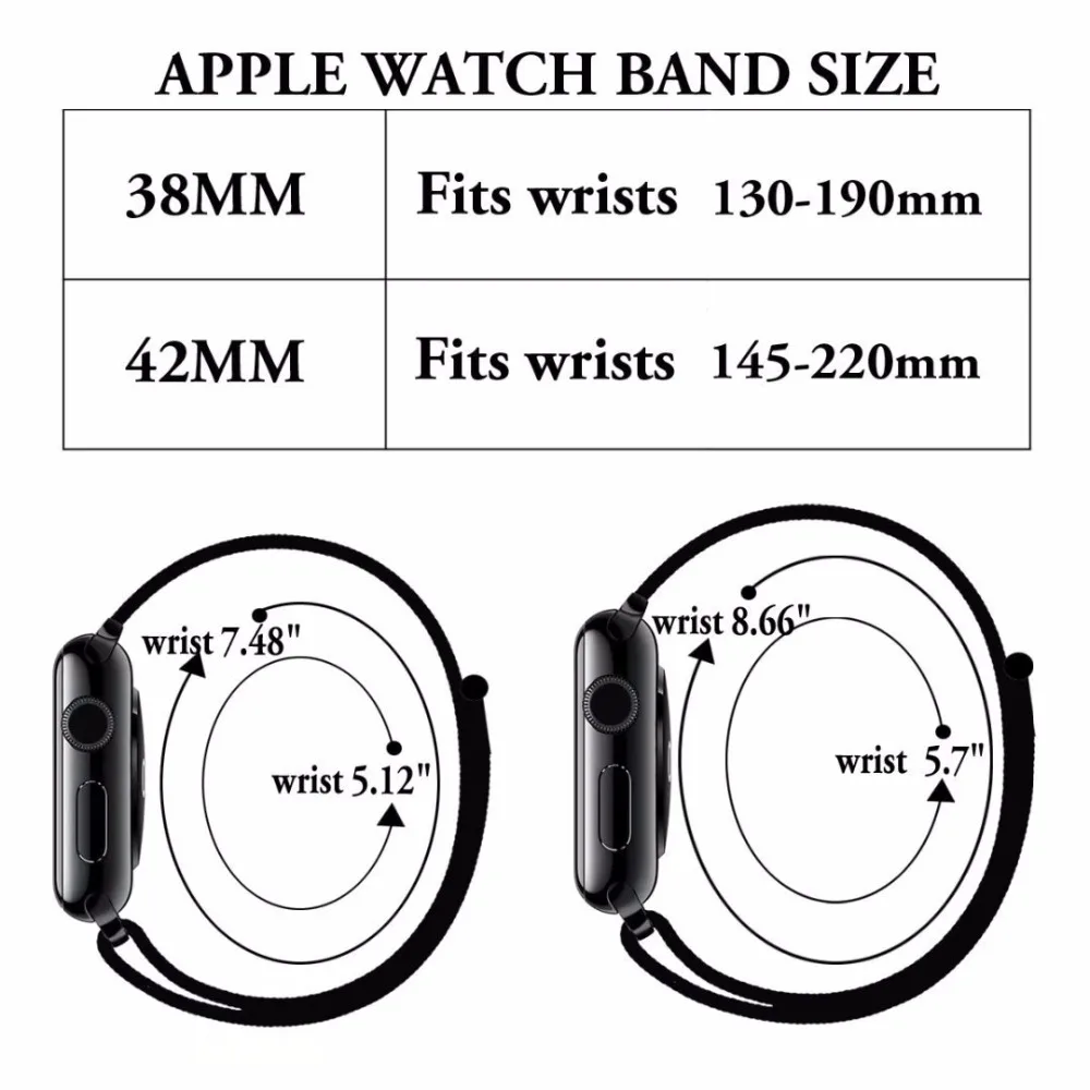 Спортивный тканый нейлоновый ремешок на липучке для apple watch, ремешок 44 мм, 40 мм, браслет на запястье, ремень из ткани iwatch, серия 5, 4, 3, 2, 1, 38 мм, 42 мм