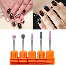 Полировальный станок для ногтей серии Шлифовальная головка кварц, шлифование головки круглая полоска шлифовальный стержень розовый полировка Шлифовальная головка инструмент