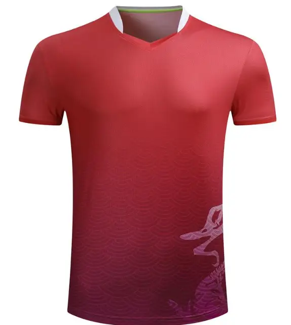 Damskie męskie Koszulki sportowe do badmintona Koszulka tenisowa z krótkim rękawem poliester T shirt tenis stołowy Jersey pingpong nosić koszulki z dżerseju tanie tanio KG68 Unisex Pasuje do rozmiaru Weź swój normalny rozmiar T shirt Jersey Clothing Clothes T-shirts T shirts sportwear tracksuit Damskie męskie Koszulki sportowe do badmintona Koszulka tenisowa z krótkim rękawem poliester T shirt tenis stołowy Jersey pingpong nosić koszulki z dżerseju tanie tanio KG68 Unisex Pasuje do rozmiaru Weź swój normalny rozmiar T shirt Jersey Clothing Clothes T-shirts T shirts sportwear tracksuit