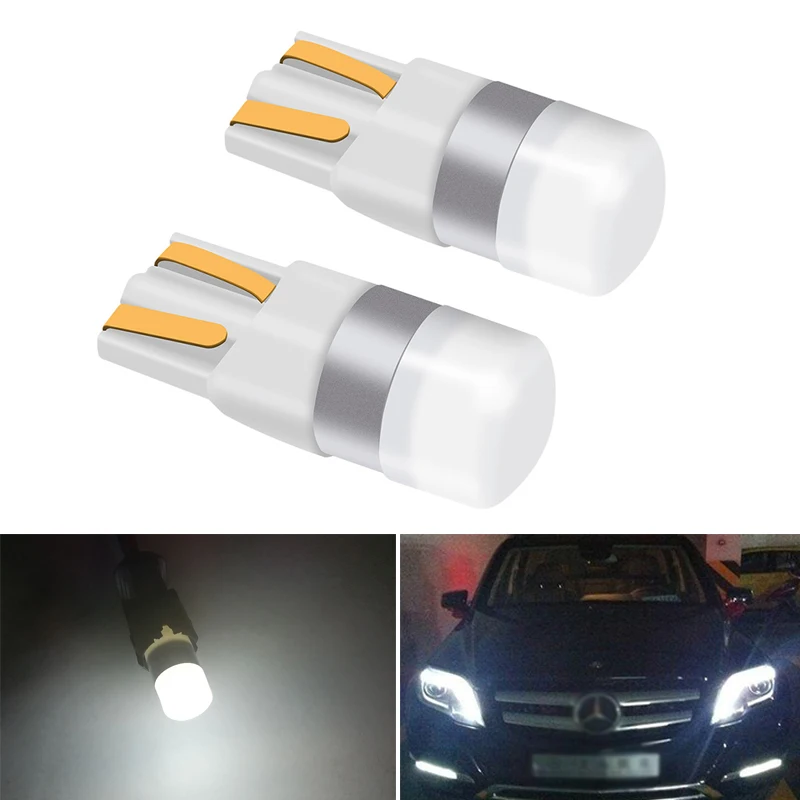 

2Pcs No Error W5W T10 Led Parking Bulb Car Wedge Clearance Lamp Interior Light For Mercedes Benz W203 W211 A B C E GLK M Class