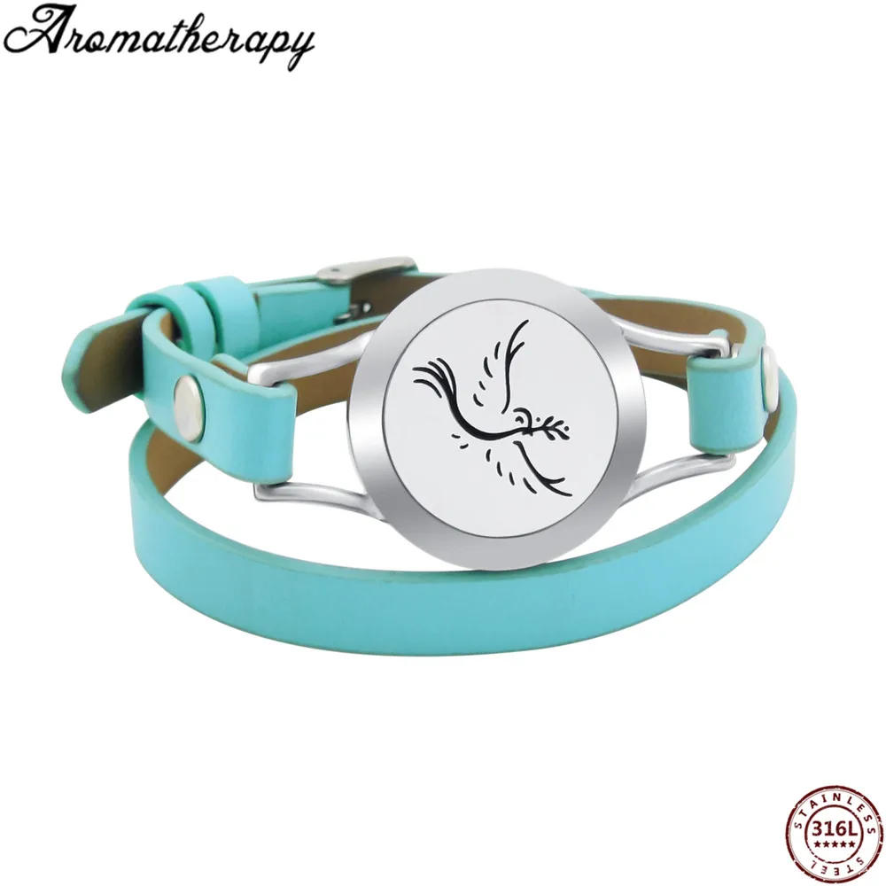 AS-008 aromatherapy leather bracelets (5)