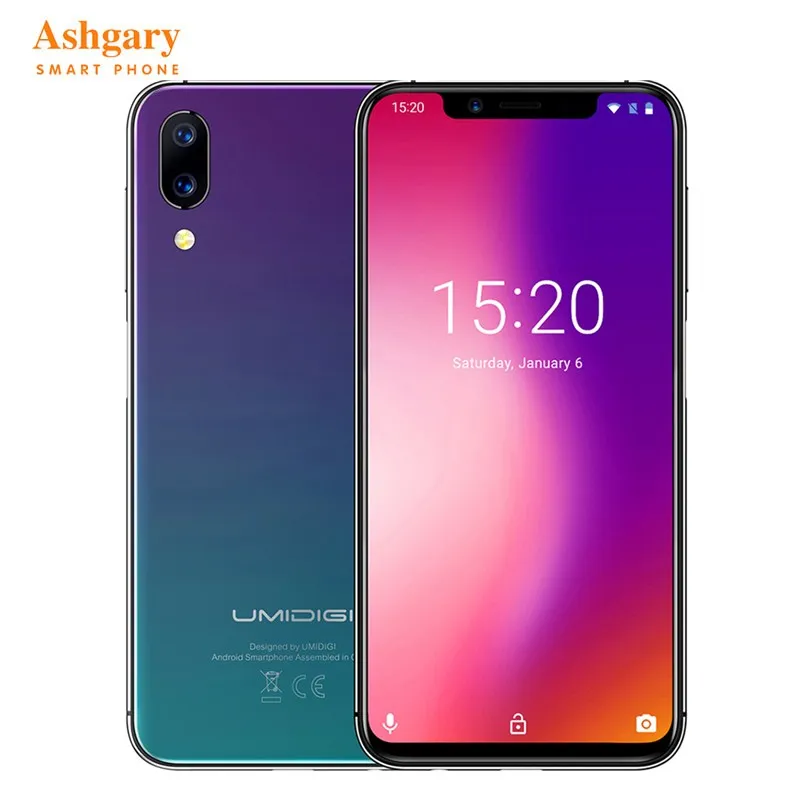 Смартфон UMIDIGI One 4G Android 8 1 Phablet 5 86 &quotMTK6763 2 0 ГГц Восьмиядерный 4 Гб ОЗУ 32 ПЗУ 12.0MP + 5.0MP