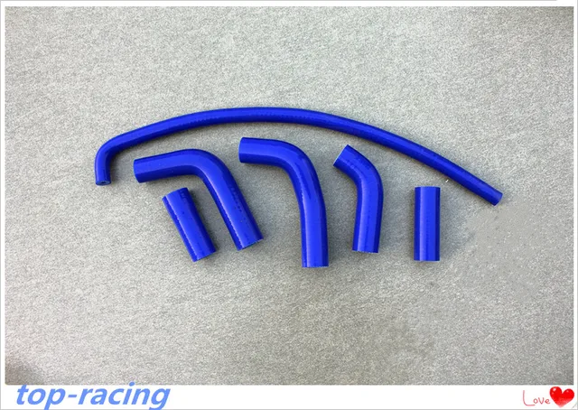 6 Pieces Reinforced Silicone Radiator Coolant Hose For Kawasaki