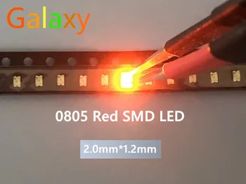 

2000PCS LEDs SMD 0805 Red Diodes SMD LED 0805 SMD Diode 2.0*1.2*0.8mm 0805 smd led Red light-emitting diode 620-625nm