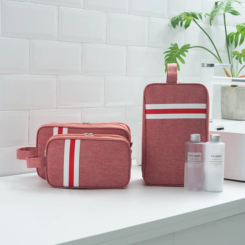 HHYUKIMI дорожная сумка для мытья, водонепроницаемая косметичка, мужская и женская Портативная сумка для хранения, набор большой емкости, дорожная сухая и влажная сумка